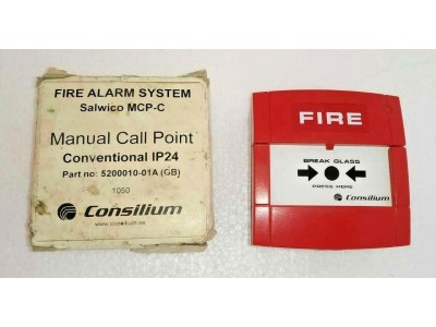 CONSILIUM 5200010-01A(GB) FIRE ALARM SYSTEM SALWICO MCP-C MANUAL CALL POINT 