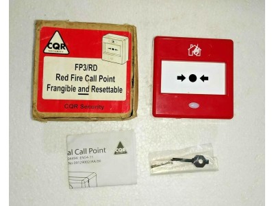 CQR SECURITY FP3/STD  MANUAL FIRE  CALL POINT  